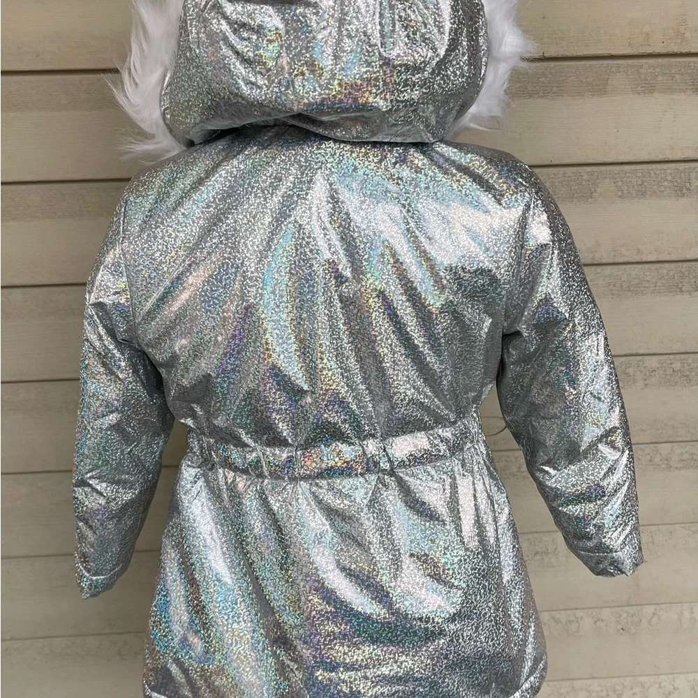 Disney collection Elsa frozen long sleeved hooded fleece jacket